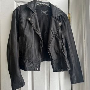 Lucky Brand leather jacket, SM